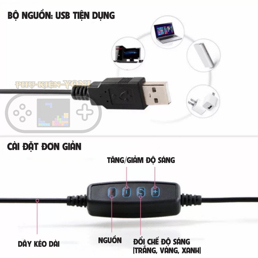 ĐÈN LIVESTREAM 3in1 LIVE STREAM GAMING | BigBuy360 - bigbuy360.vn