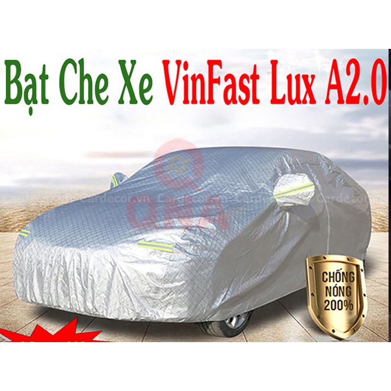Bạt phủ ô tô Vải dù Oxford cao cấp dày 3 lớp cho xe VinFast Lux A2.0
