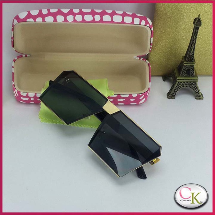 Mắt kính nam nữ thời trang cao cấp - Kính chống tia UV càng kim loai to