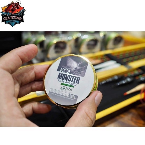 Dây Dù câu cá PE KOI X8 20m chuyên làm thẻo, trục câu đài, dây thẻo Koi, dây trục koi,
