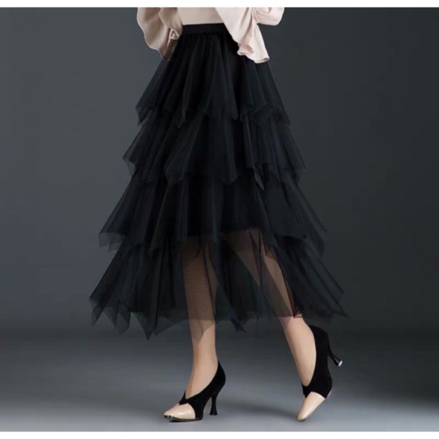 Chân váy voan lưới nhiều tầng siêu xinh | BigBuy360 - bigbuy360.vn