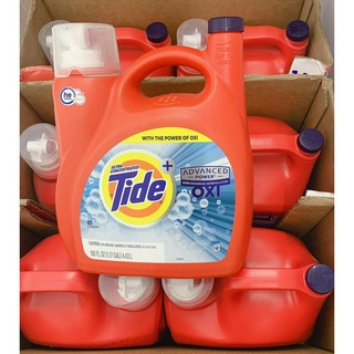 NƯỚC GIẶT QUẦN ÁO  TIDE ADVANCED POWER ULTRA CONCENTRATED LIQUID LAUNDRY DETERGENT WITH OXI 4.43L - USA