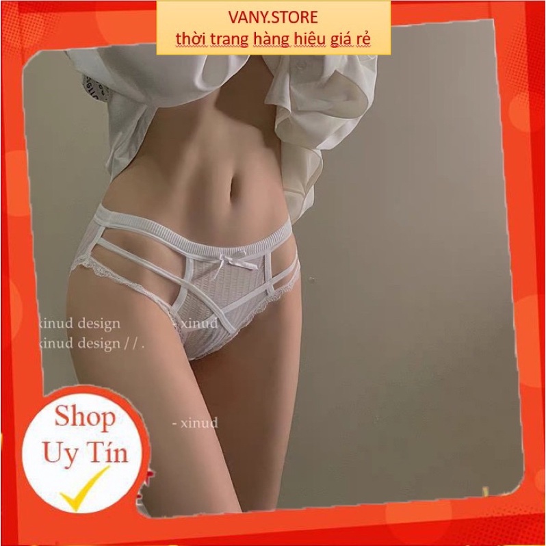 Quần Lót Nữ ❤️FREESHIP❤️ Quần Lót Ren Đẹp Sexy thiết kế dây đan chéo gợi cảm sexy mẫu A38