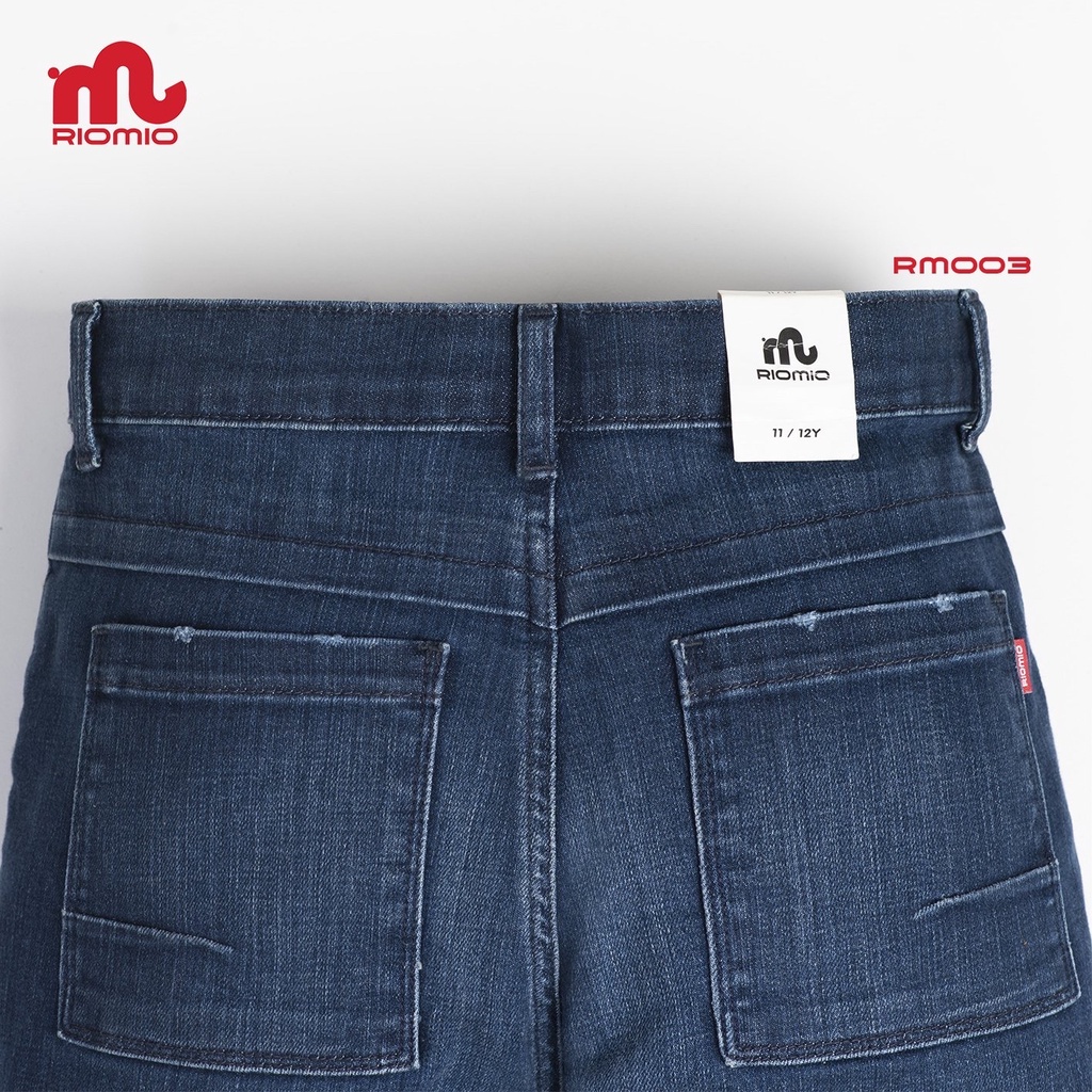 Quần jean nam đại Riomio màu xanh túi chéo