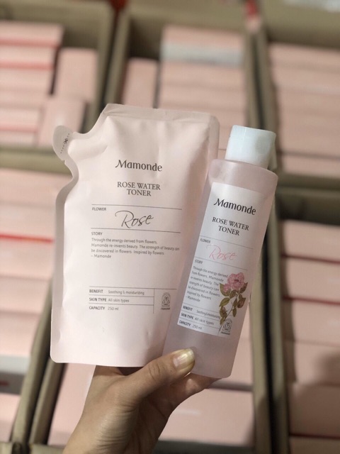 Nước Hoa Hồng Se Khít Lỗ Chân Lông Mamonde Rose Water Toner 250ml | WebRaoVat - webraovat.net.vn