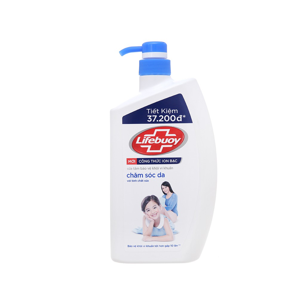 Sữa tắm bảo vệ khỏi vi khuẩn Lifebuoy bảo vệ vượt trội