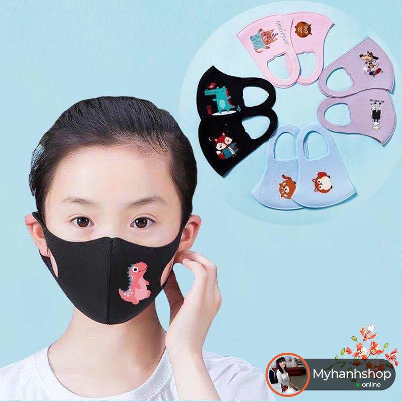 khẩu trang xuất Nhật vải su xốp ép dày dặn mềm mại cho bé | BigBuy360 - bigbuy360.vn