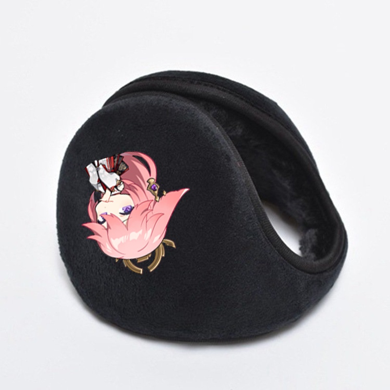 Bịt Tai Mùa Đông Giữ Ấm In Hình nhân vật YAE MIKO game GENSHIN IMPACT anime chibi xinh xắn