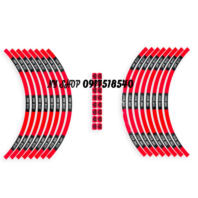 TEM SPIRIT BEAST PHẢN QUANG CHÍNH HÃNG DÁN OTO, XE MÁY ( MẪU L1)