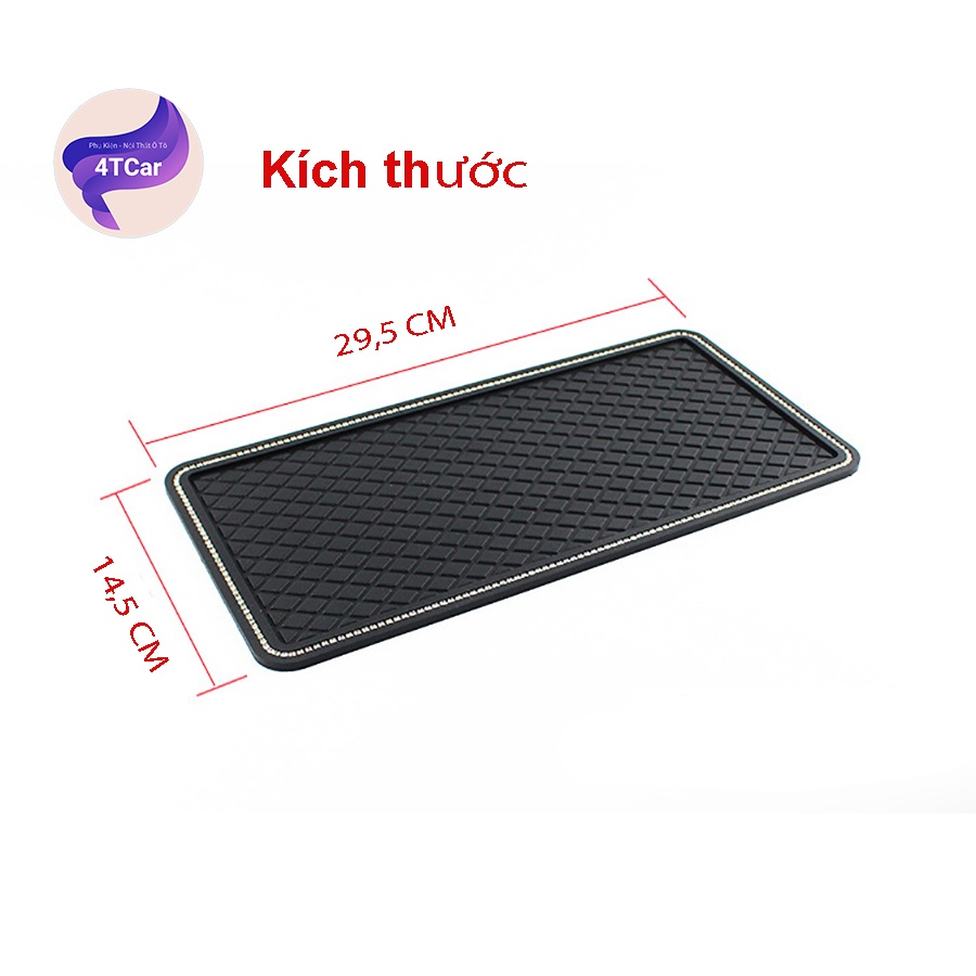 Tấm lót chống trượt để taplo hình chữ nhật viền đá