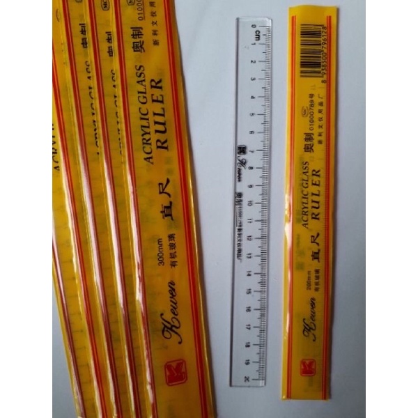 thước kẻ nhựa trong suốt 20-30cm