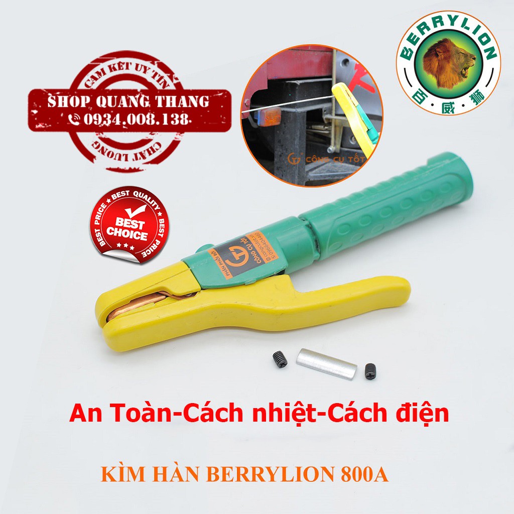 Mỏ kìm hàn điện Berrylion 800A