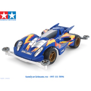 19450 mô hình xe đua lắp ráp chạy bằng pin mini 4wd spin cobra premium