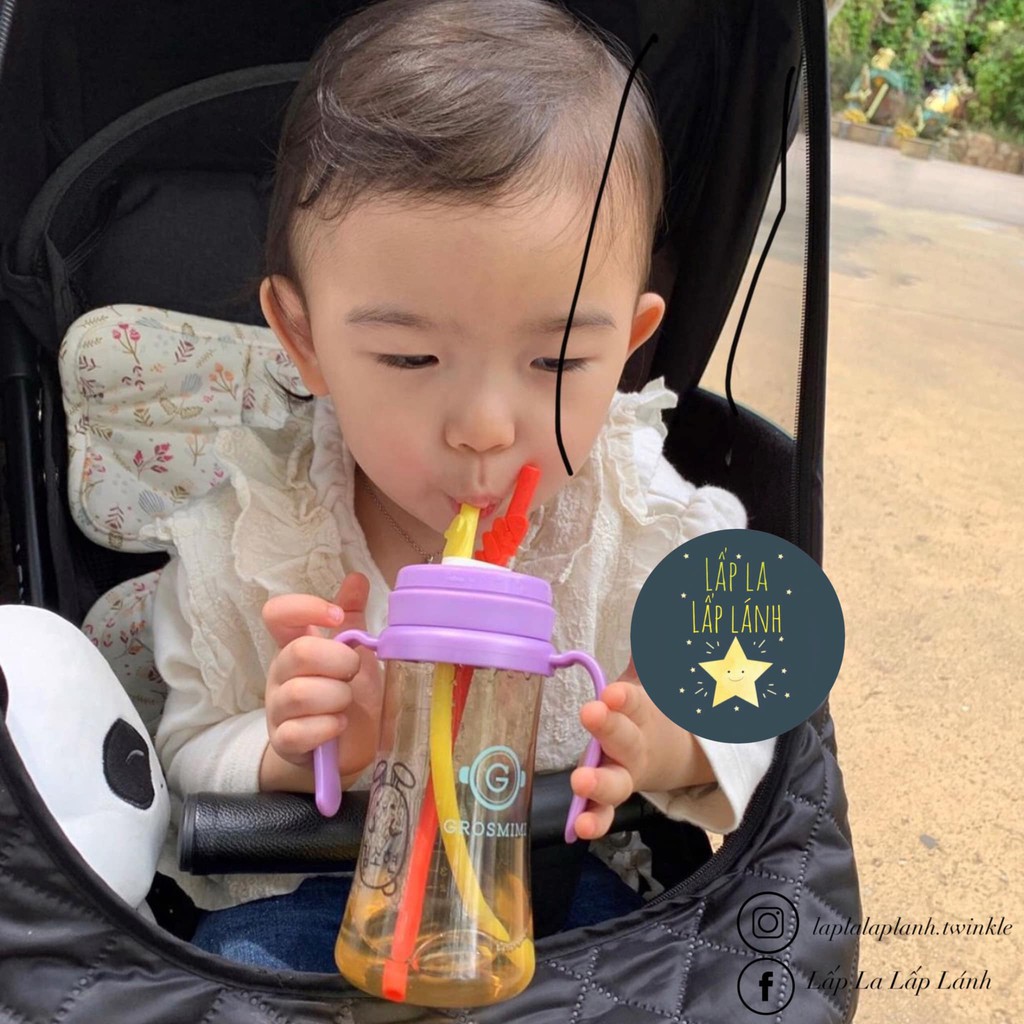 Ống hút silicone Eeek #madeinKorea dễ tiệt trùng nước sôi, UV, hơi nước, dễ vệ sinh, bảo vệ môi trường, tái sử dụng