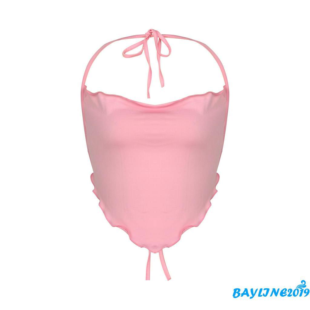 Áo hai dây dáng ngắn/ Chân váy chữ A gợi cảm cho nữ