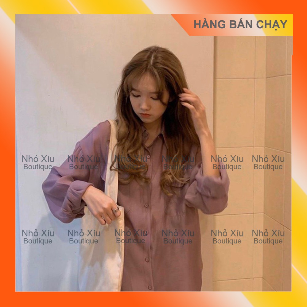 Áo Sơ Mi Nữ Trắng Form Rộng Vải Đũi Lạnh [HÀNG BÁN CHẠY] | BigBuy360 - bigbuy360.vn
