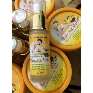 Combo wax tẩy lông, tinh chất triệt lông Veo( Thanh Mai)