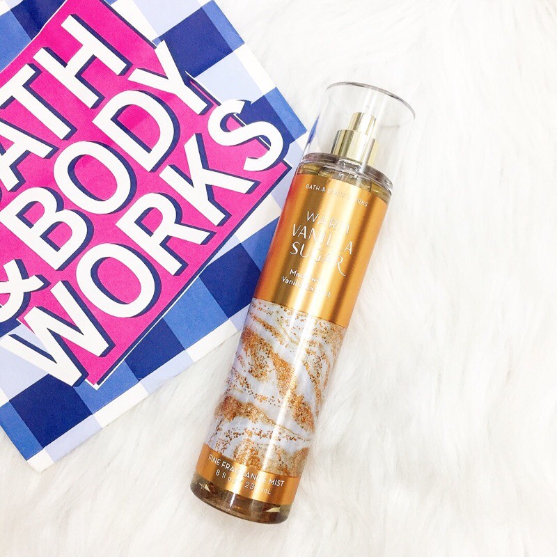 Xịt thơm Bath & Body Works Fine Fragrance Mist hương Warm Vanilla Sugar