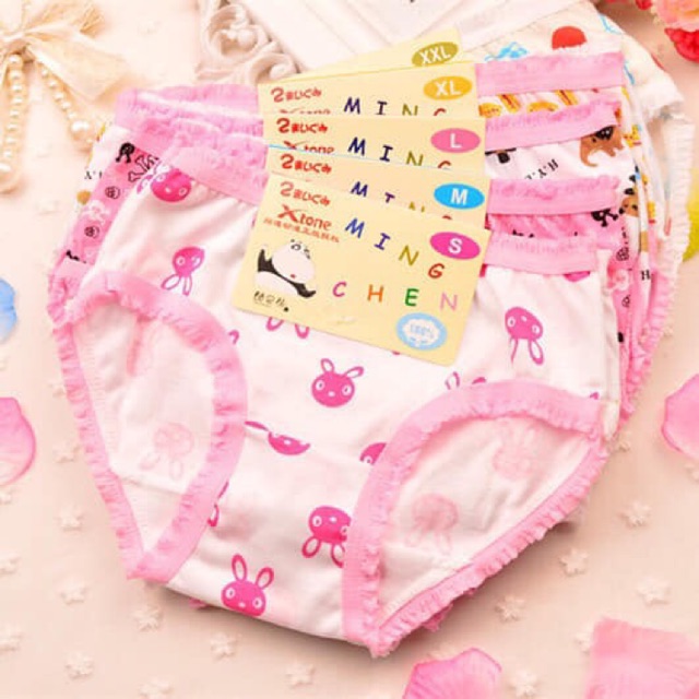 Sét 12 quần chíp cotton cho bé