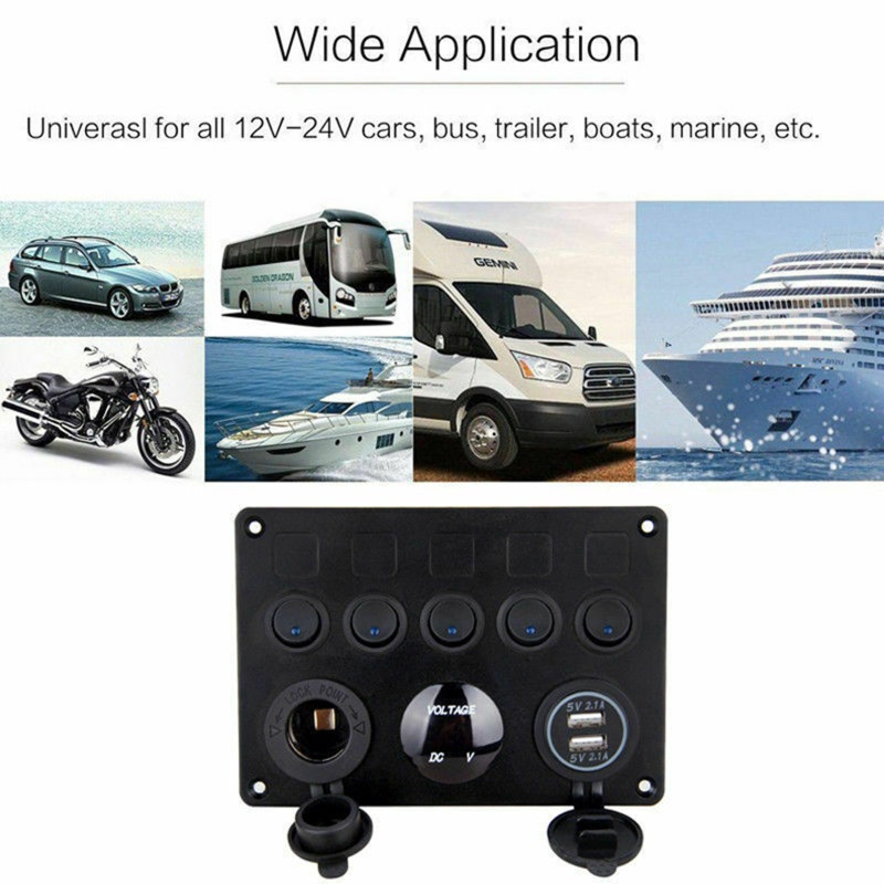 Công Tắc Nguồn 5 Vị Trí Cho Xe Hơi