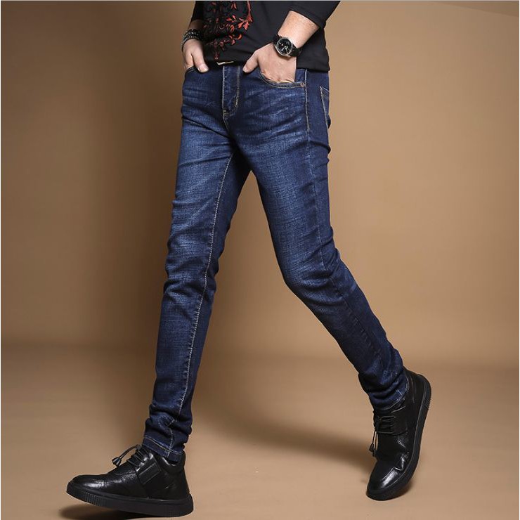 Quần jean nam trơn ⛔FREE SHIP⛔ Quần bò nam dáng côn 3 màu | BigBuy360 - bigbuy360.vn
