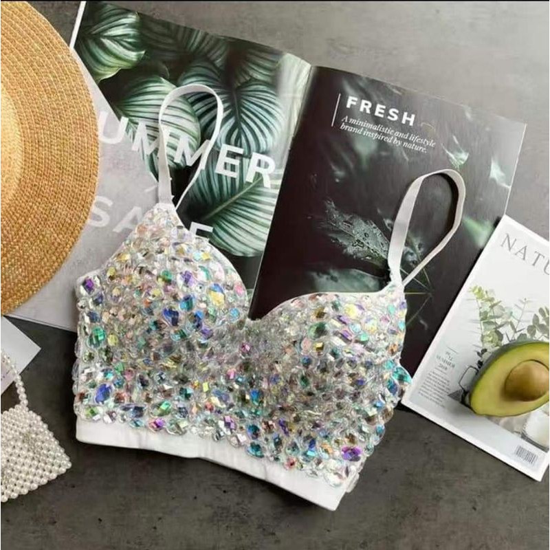 Áo dây đính hạt thời trang 6795