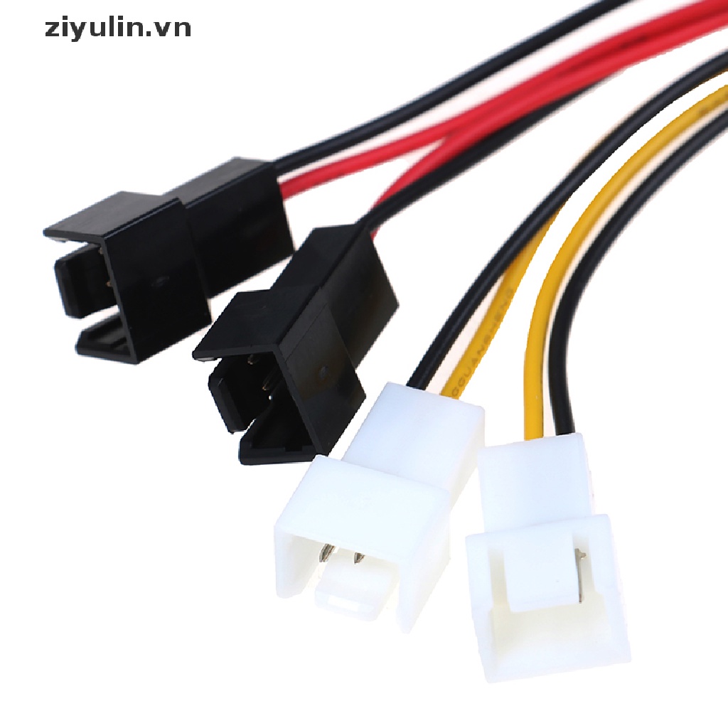 Dây Cáp Kết Nối Nguồn Quạt Máy Tính 4-Pin Molex / IDE Sang 3-Pin CPU / Chasis