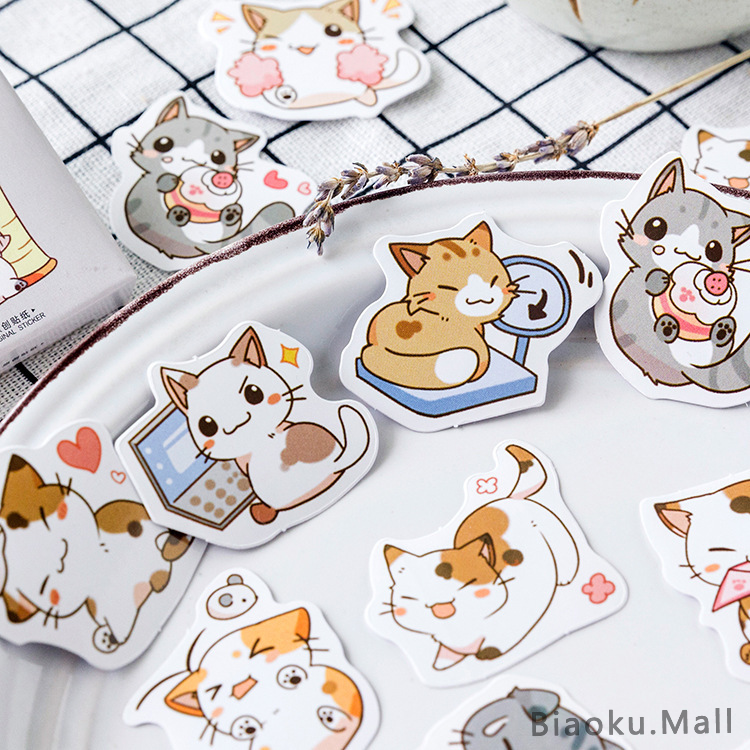 Hộp 45 Miếng Dán Trang Trí Dễ Thương