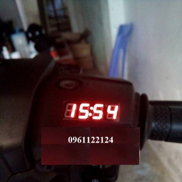 đồng hồ gắn xe máy