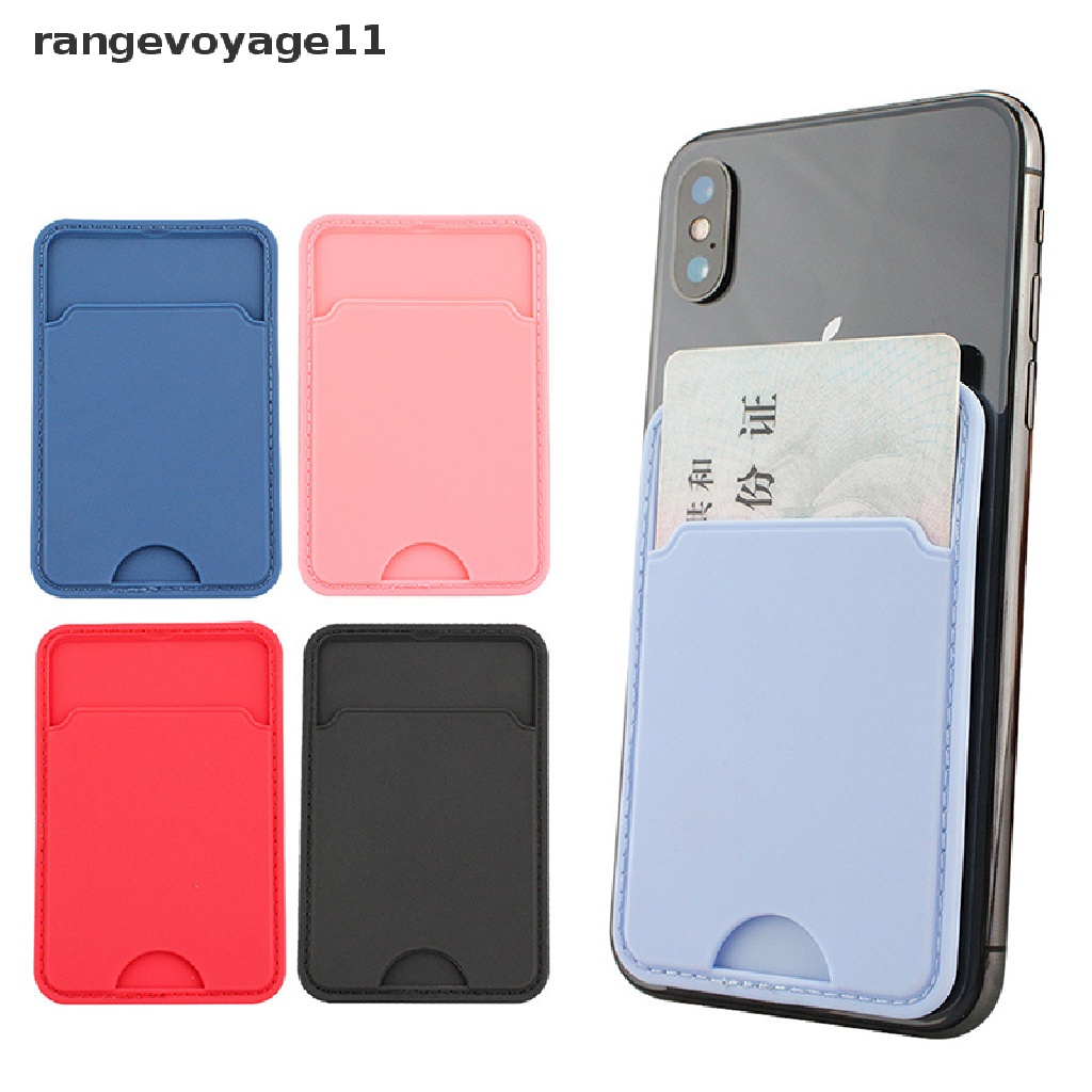 Túi đựng thẻ silicone gắn sau điện thoại tiện dụng