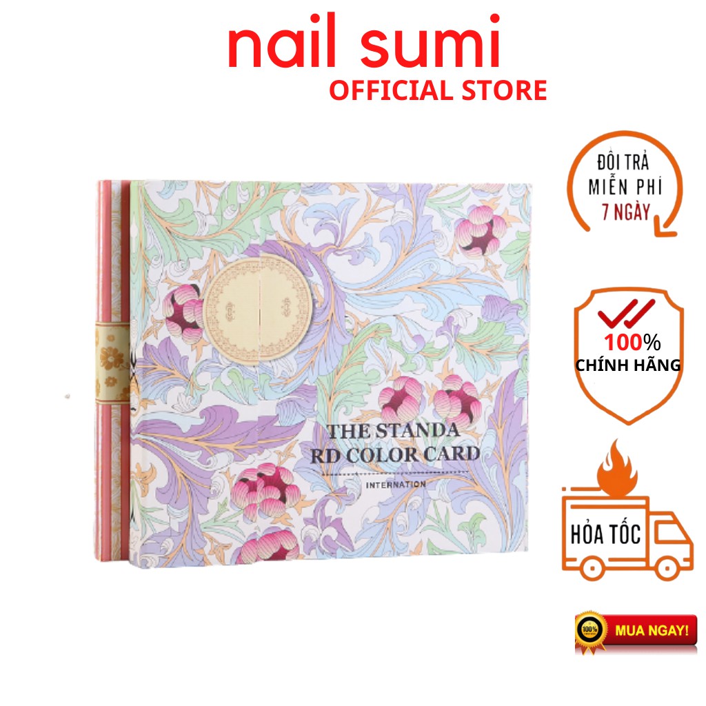 Sổ móng mẫu nail , sổ trưng bày móng ( 120 mấu)