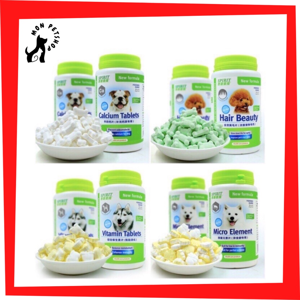 Viên Bổ Sung Dinh Dưỡng ⚡️5 TẶNG 1⚡️ SPRIT hổ trợ tiêu hóa, tăng hệ miễn dịch cho cún con