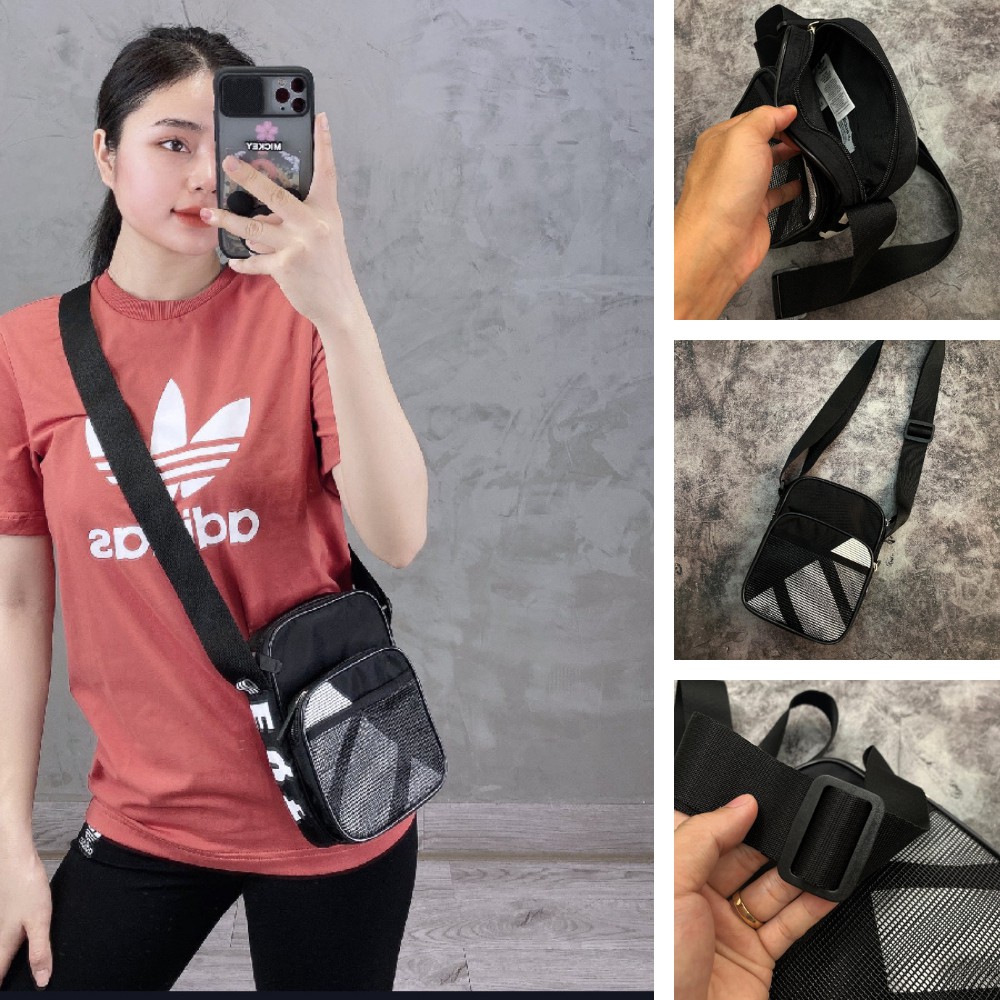 👉SALE HOT💝Túi Đeo Chéo Adidas EQT Mini Bag In Black Full Tag Code