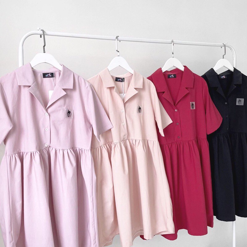 UPZ Đầm Babydoll Logo (4 Màu) | BigBuy360 - bigbuy360.vn