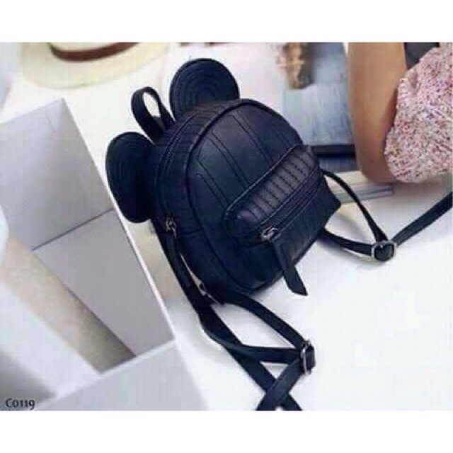 Balo mickey màu đen giá chỉ 150k