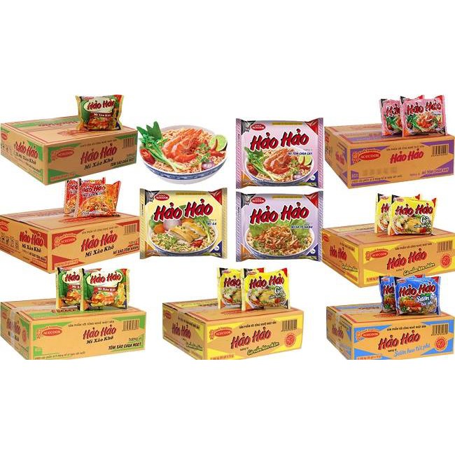 [TOP BÁN CHẠY] Thùng mì tôm Hảo Hảo premium tôm chua cay. | BigBuy360 - bigbuy360.vn
