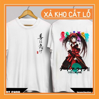 🔥MẪU HOT🔥Áo thun in hình Kurumi - áo Date A Live giá siêu rẻ nhất vịnh bắc bộ