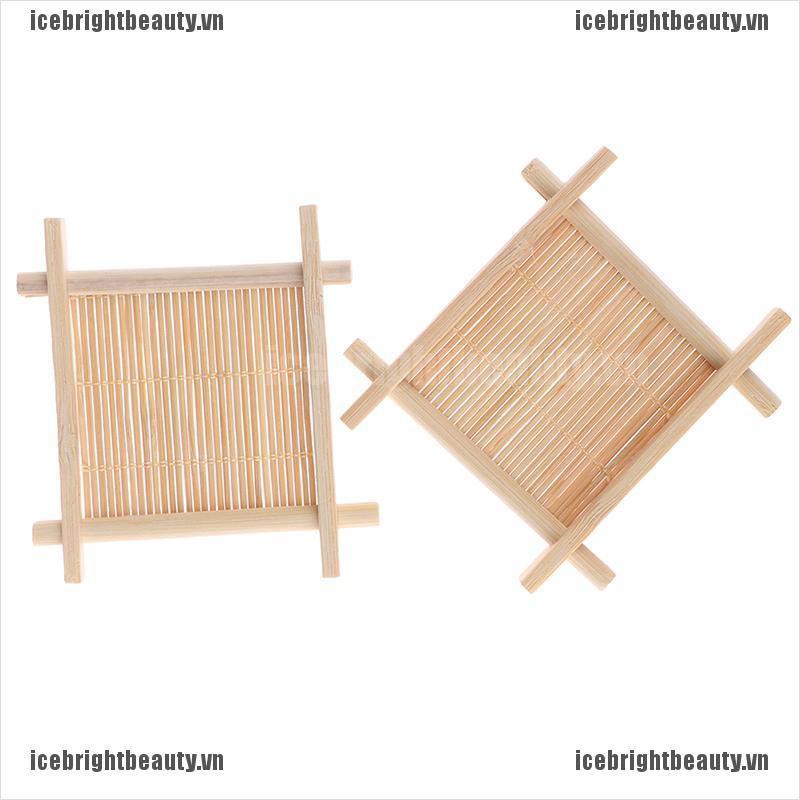 Khay Giá Đỡ Xà Phòng Bằng Gỗ Tre