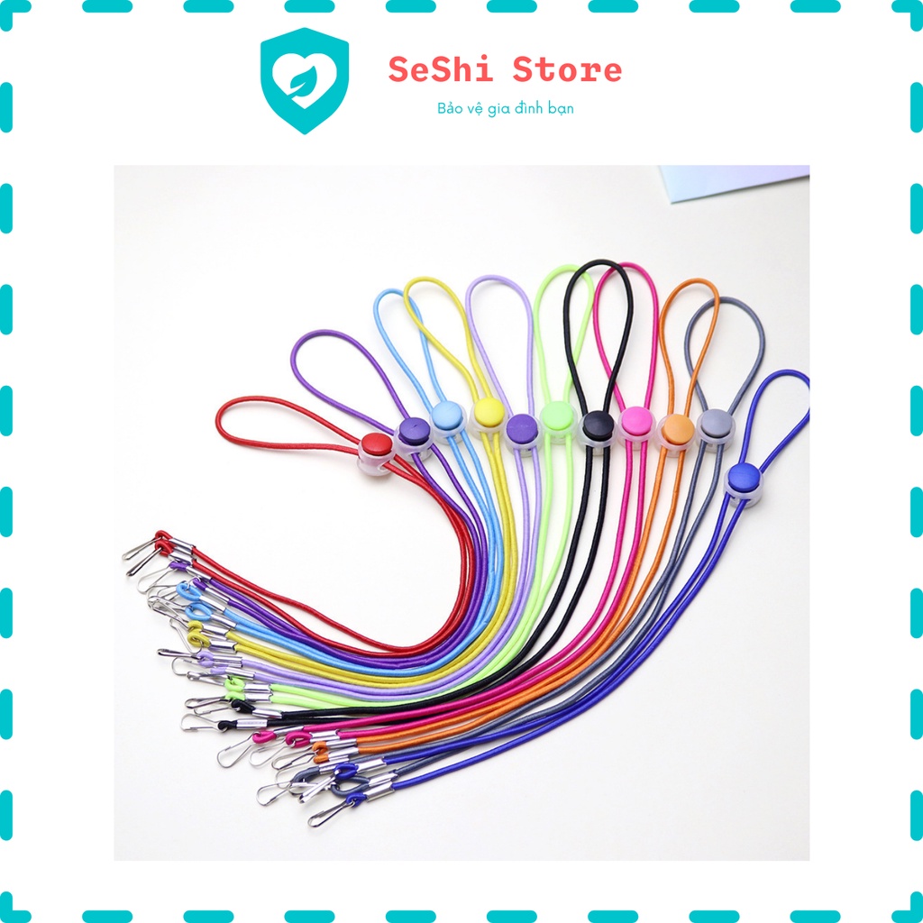SeShi Store Dây đeo khẩu trang thun silicon điều chỉnh được kiểu dáng Hàn Quốc chống thất lạc