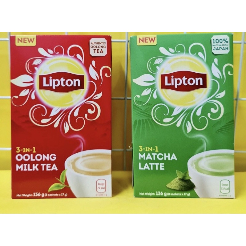 Trà sữa Lipton Matcha - Ô Long 3 trong 1