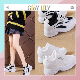 Giày thể thao nữ độn đế 6 cm siêu cao siêu nhẹ