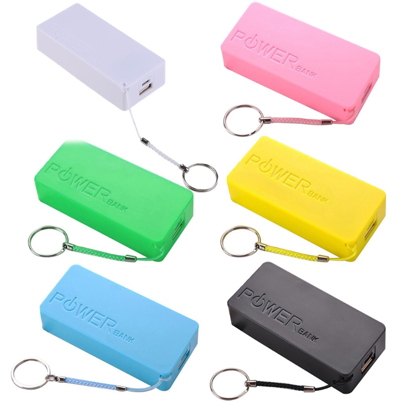 Hộp đựng pin Lithium 2x18650 nhiều màu sắc