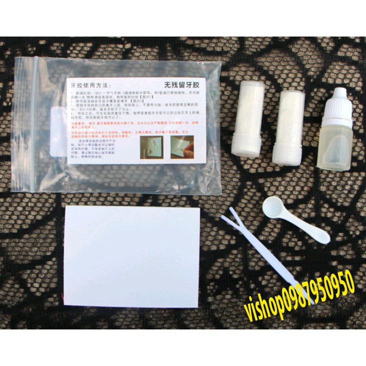 Răng nanh cao cấp 11nn,13mm,15mm,17mm,19mm keo dán răng nanh răng khểnh giả