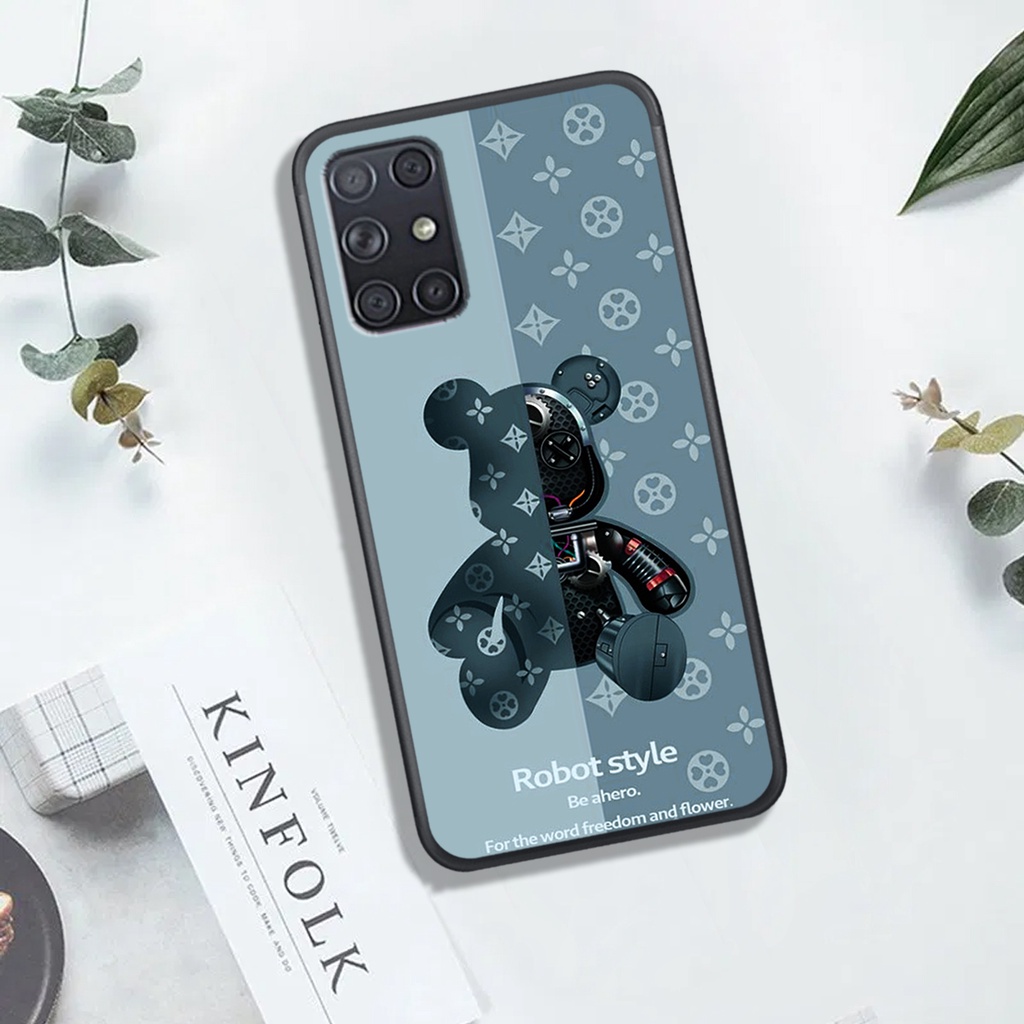 [HOT]ỐP  XIAOMI POCO M3 - REDMI 9T - REDMI NOTE 10T PRO  , In Hình Gấu Robot họa tiết L-V màu sắc cực đẹp.
