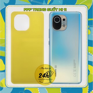 Dán PPF Mặt Lưng Xiaomi Mi 11 mi11 siêu dính Trong Suốt Chống Trầy Xước