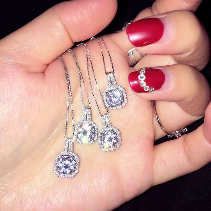 Dây chuyền mặt pha lê quyến rũ thời trang nữ