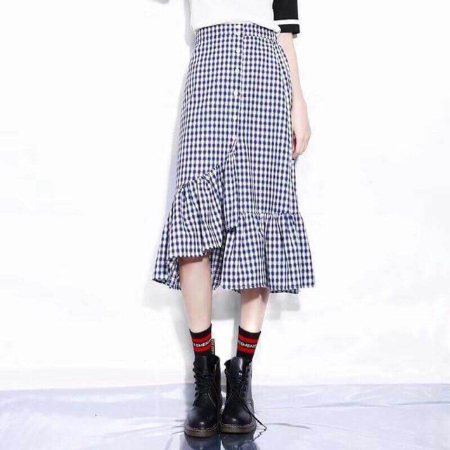 [ Hỗ trợ 10k đơn 20k ] Chân váy đuôi cá nút phá cách - cherrystore1996 | BigBuy360 - bigbuy360.vn