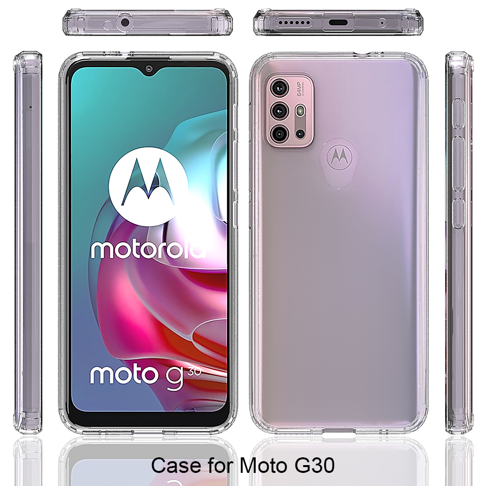 Ốp Lưng Tpu Mềm Chống Sốc Trong Suốt Cho Moto G30