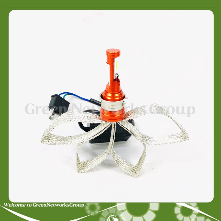 Đèn Led râu tản nhiệt chân H4 2 tim 20W Greennetworks