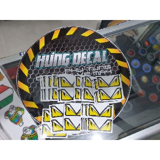 Tem fendi trang trí xe và nón bảo hiểm Rẻ Vô Địch